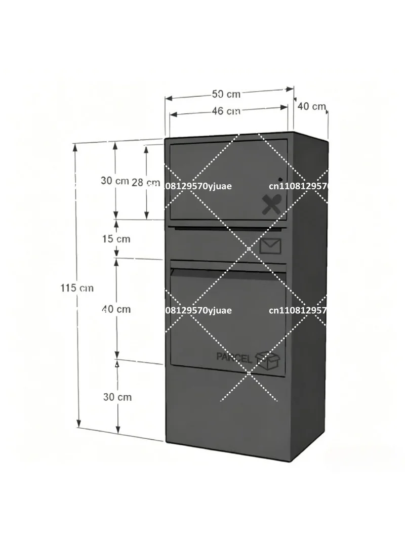 Office Furniture Plan - Secure Parcel Delivery Box for Home