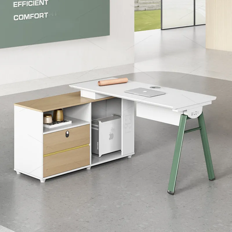 4 Person Office Desk and Chair - Office Furniture Plan recension och pris