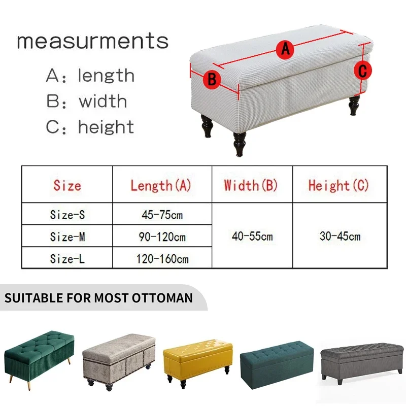 1PC Soft Velvet Storage Stool  - Office Furniture Plan recension och pris