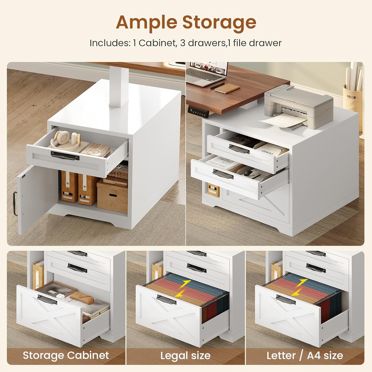 L Shaped Standing Desk Height  - Office Furniture Outlet recension och pris