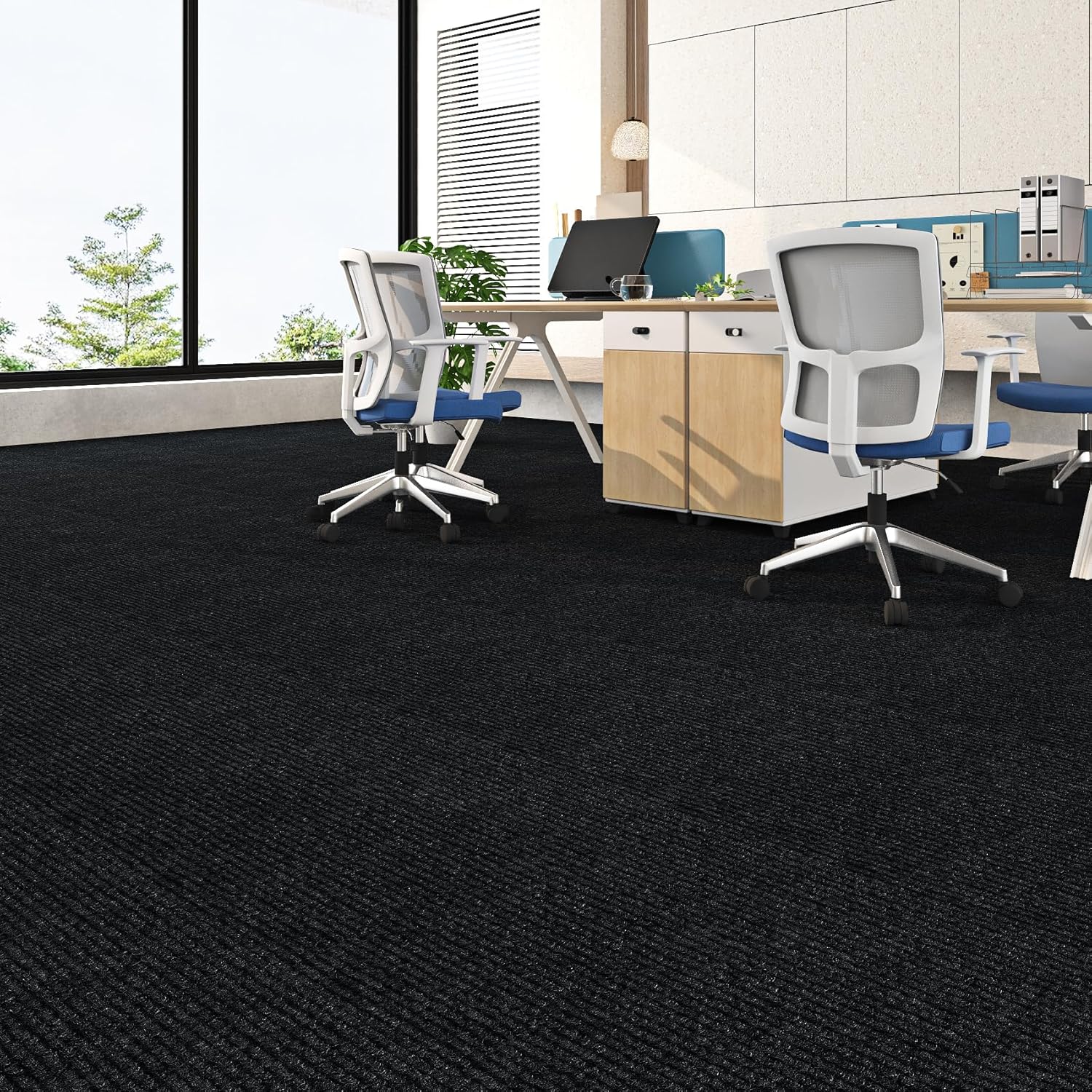 Self Adhesive Carpet Floor Til - Chair Mat Hard Floor recension och pris