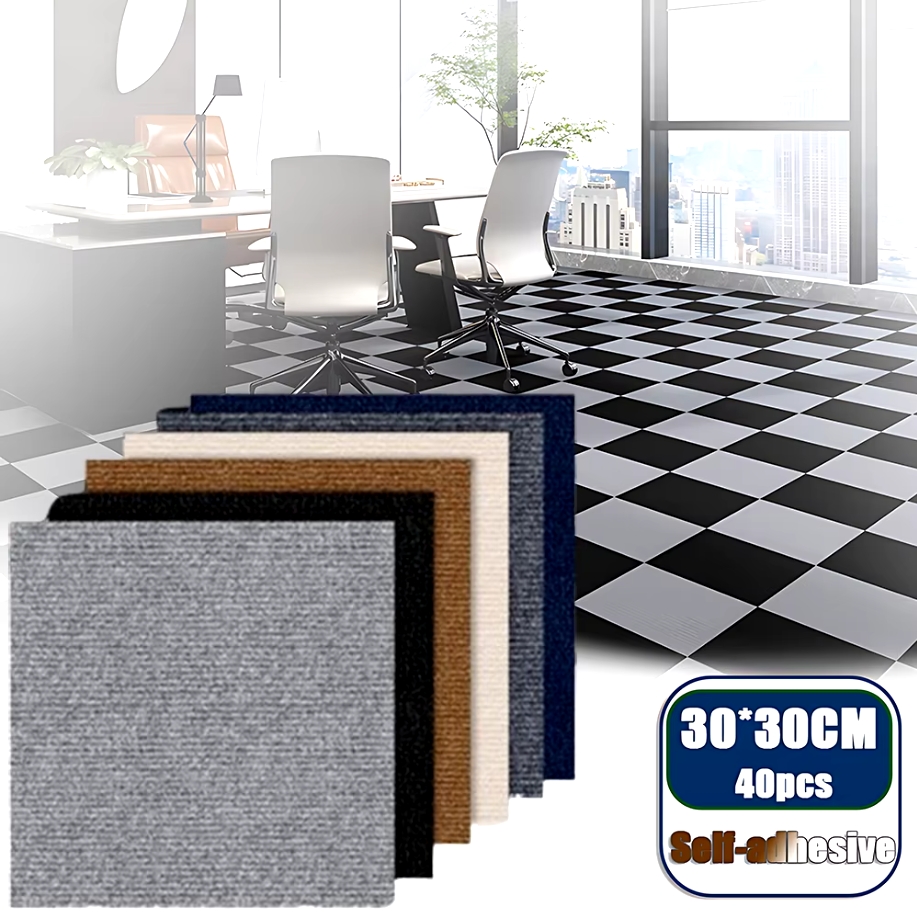 Self Adhesive Carpet Floor Til - Chair Mat Hard Floor recension och pris
