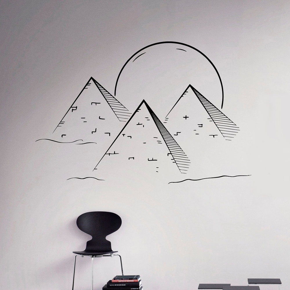 Egyptian Pyramids Wall Decal S - Office Furniture Egypt recension och pris