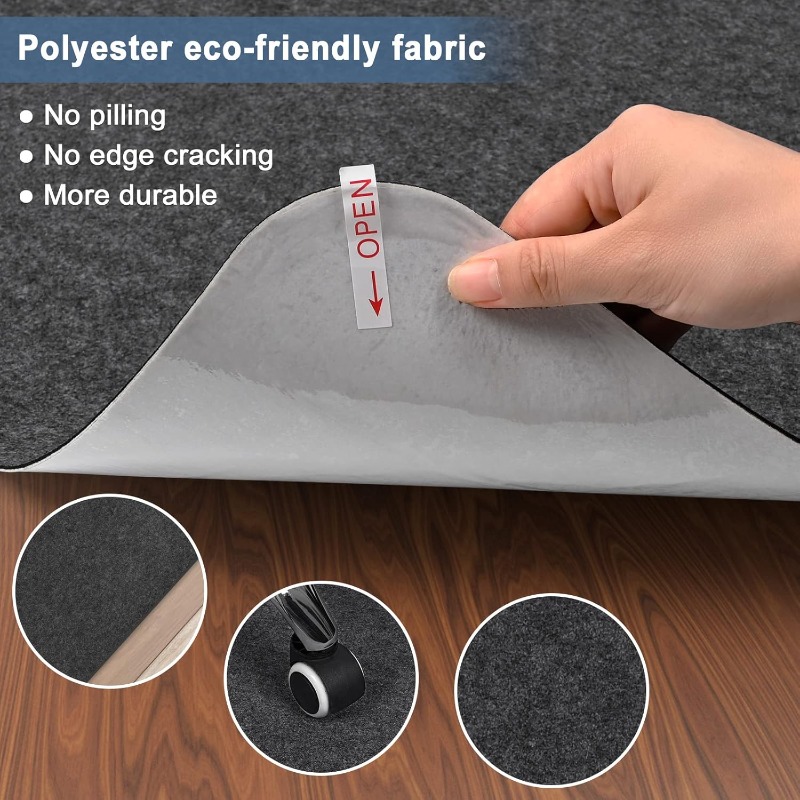 Large Anti-Slip Office Chair M - Chair Mat Hard Floor recension och pris
