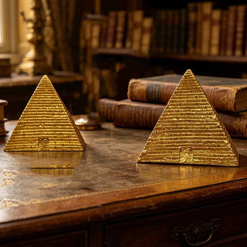 2pcs Resin Mini Egyptian Pyram - Office Furniture Egypt recension och pris