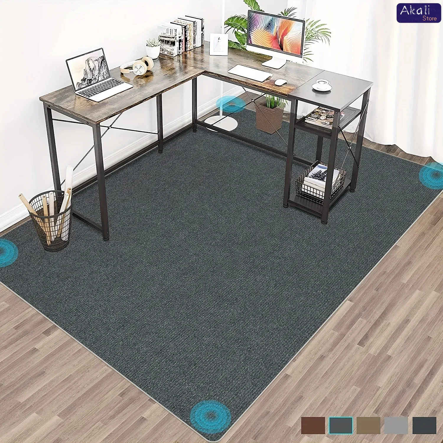 Large Size Office Chair Mat An - Chair Mat Hard Floor recension och pris