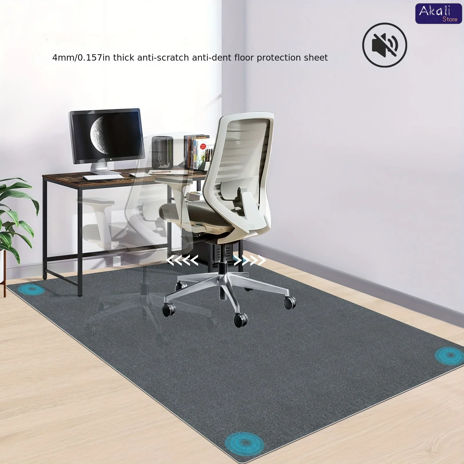 Large Size Office Chair Mat An - Chair Mat Hard Floor recension och pris