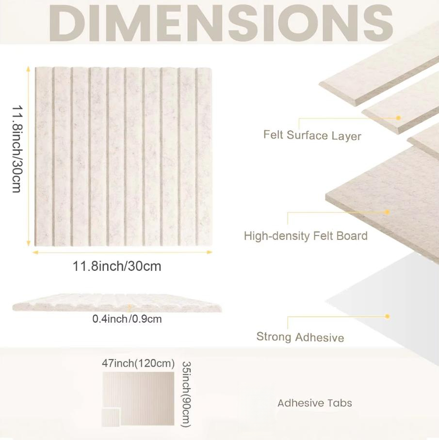 Acoustic Wall Panel Tiles Deco - Office Furniture Online recension och pris
