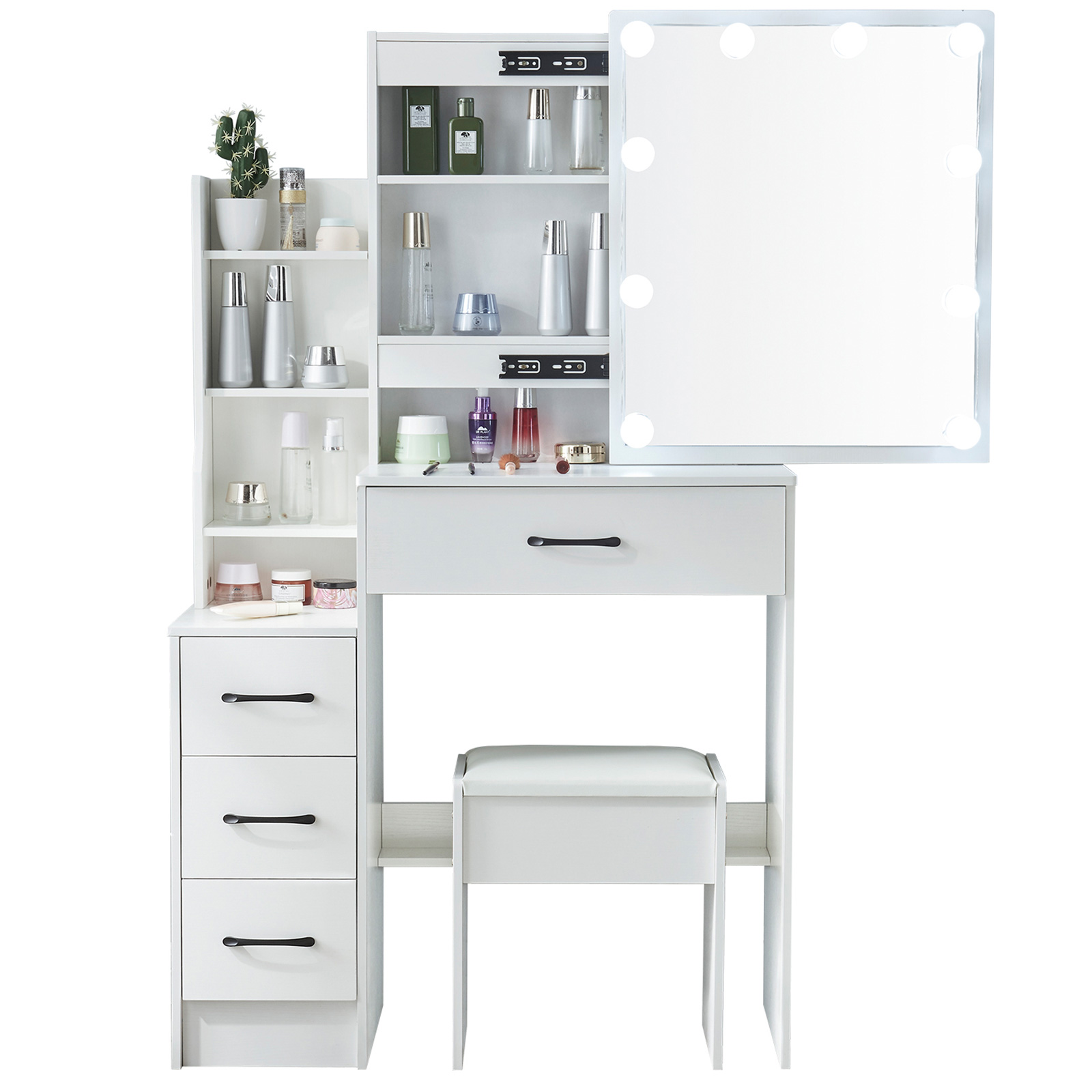 LED Makeup Vanity Desk Set wit - Office Furniture Okc recension och pris