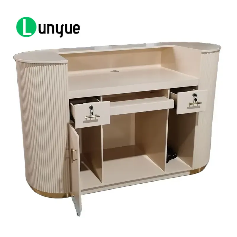 Modern Pink White Front Counte - Office Furniture Kl recension och pris