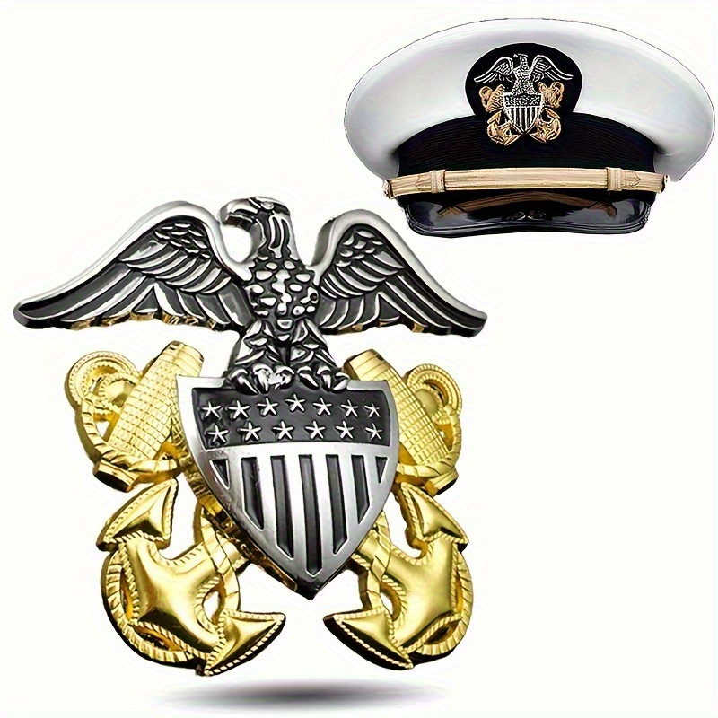 US Naval Officer Hat Badge Eag - Office Furniture Plan recension och pris