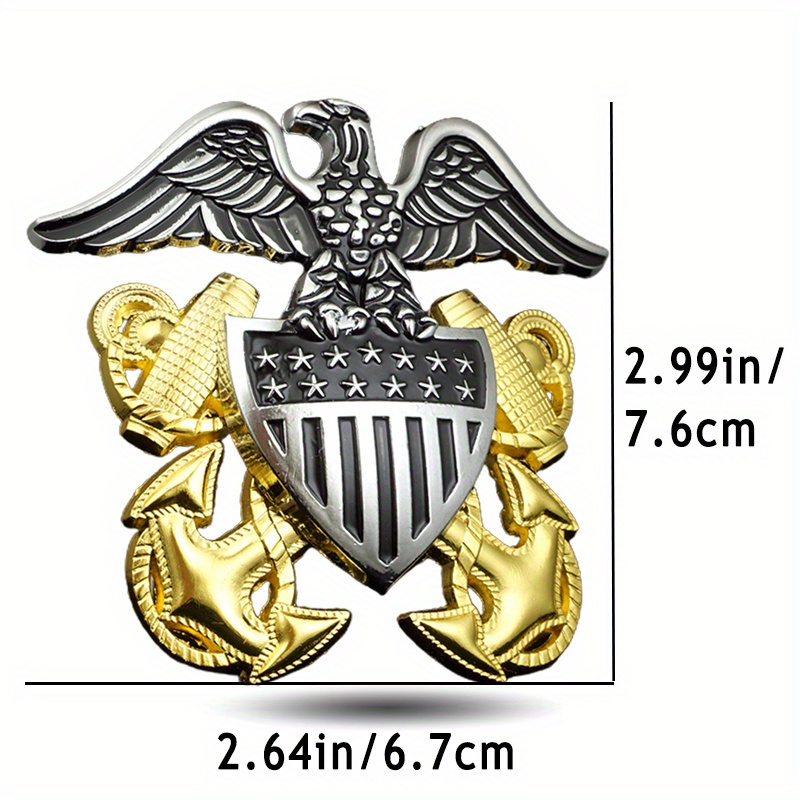 US Naval Officer Hat Badge Eag - Office Furniture Plan recension och pris