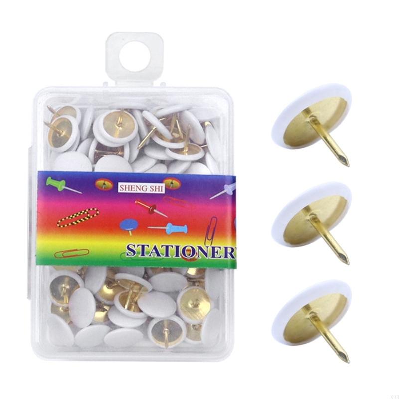 200Pcs Round Metal Thumbtacks  - Office Furniture Online recension och pris